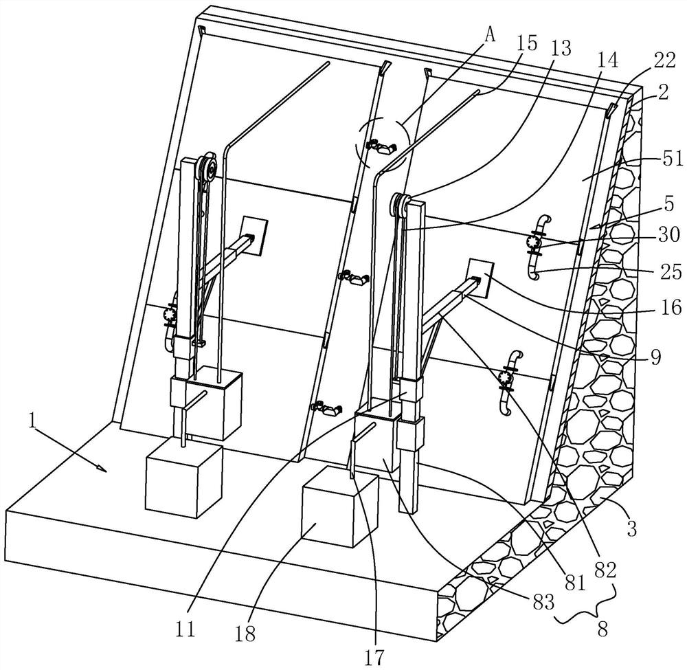 Foundation pit supporting structure