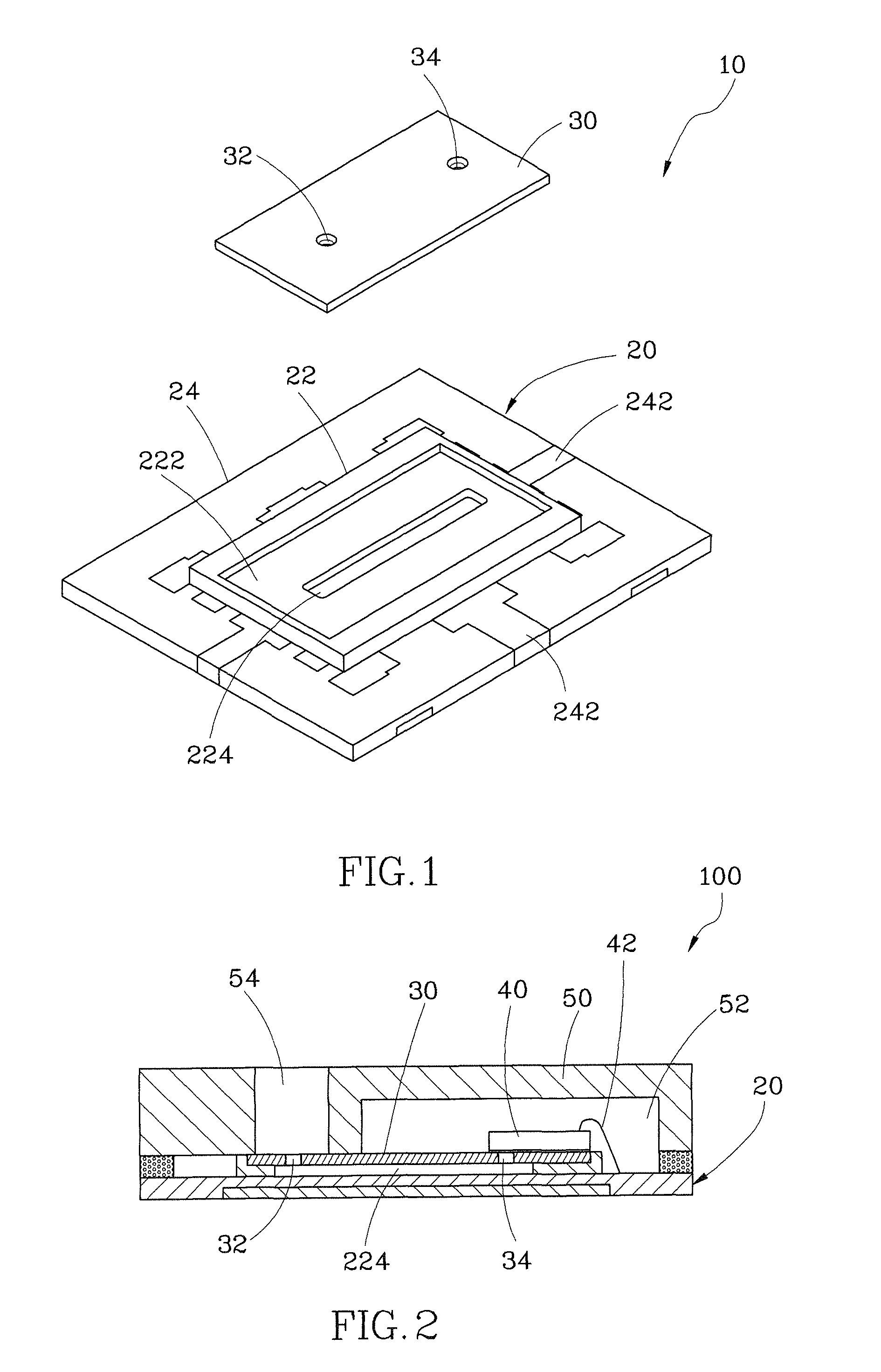 Microelectromechanical microphone carrier module