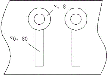 Cooling type bending equipment with single guide sliding chute for power transmission cable and bending method thereof