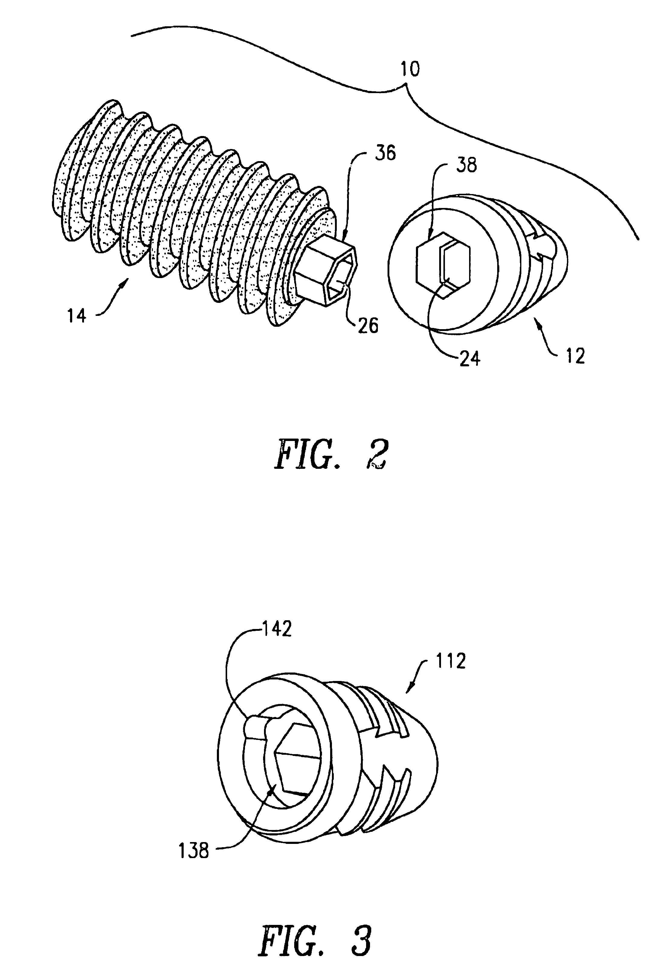 Self-tapping resorbable two-piece bone screw