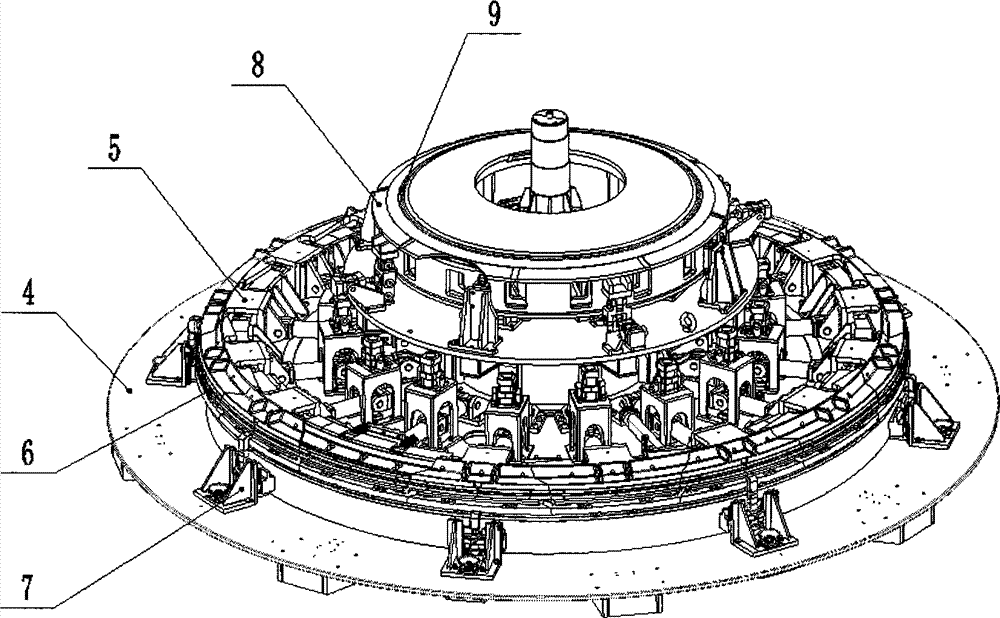 Milling and welding integrated device for upper and lower circular seams in bottom of storage box