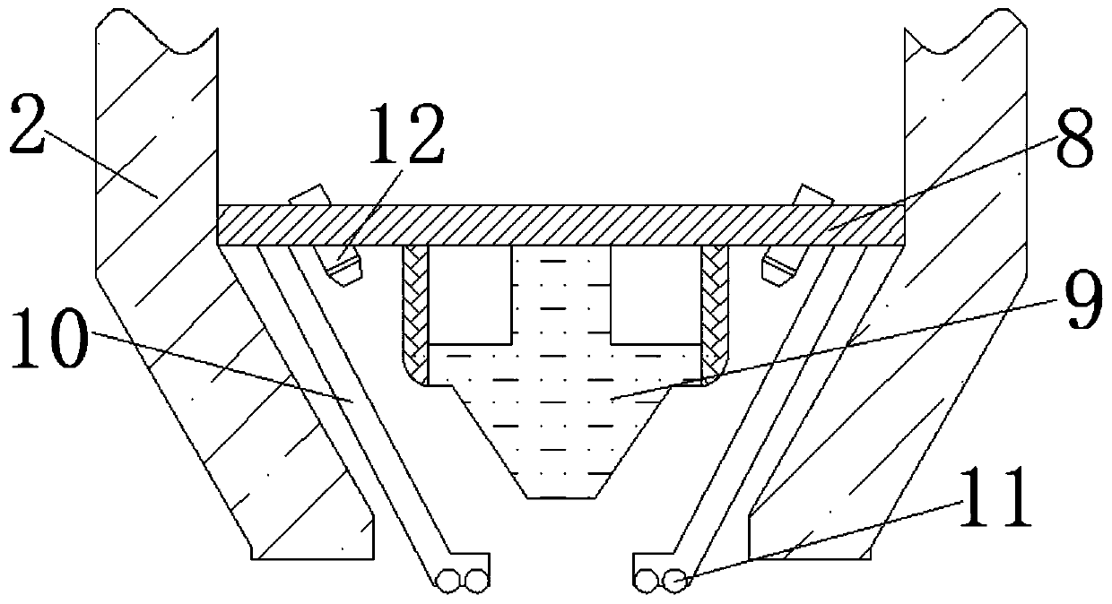 Negative pressure principle based flat setting device for canvas production