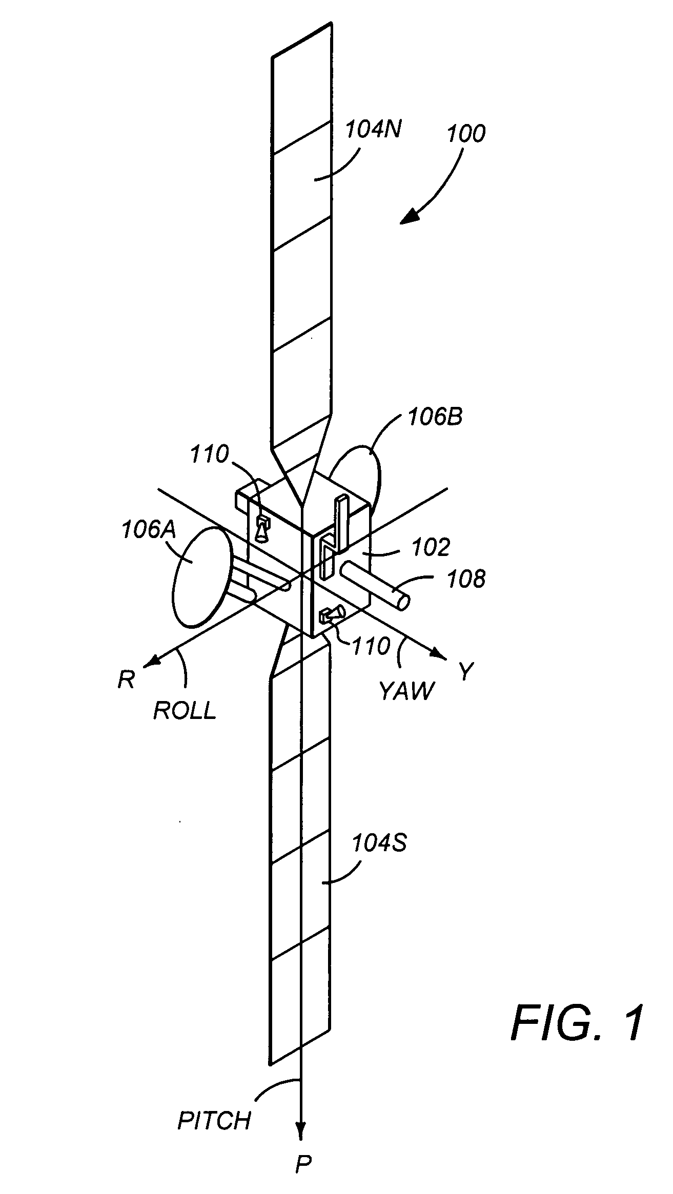 Method and apparatus for determining a satellite attitude using crosslink reference signals