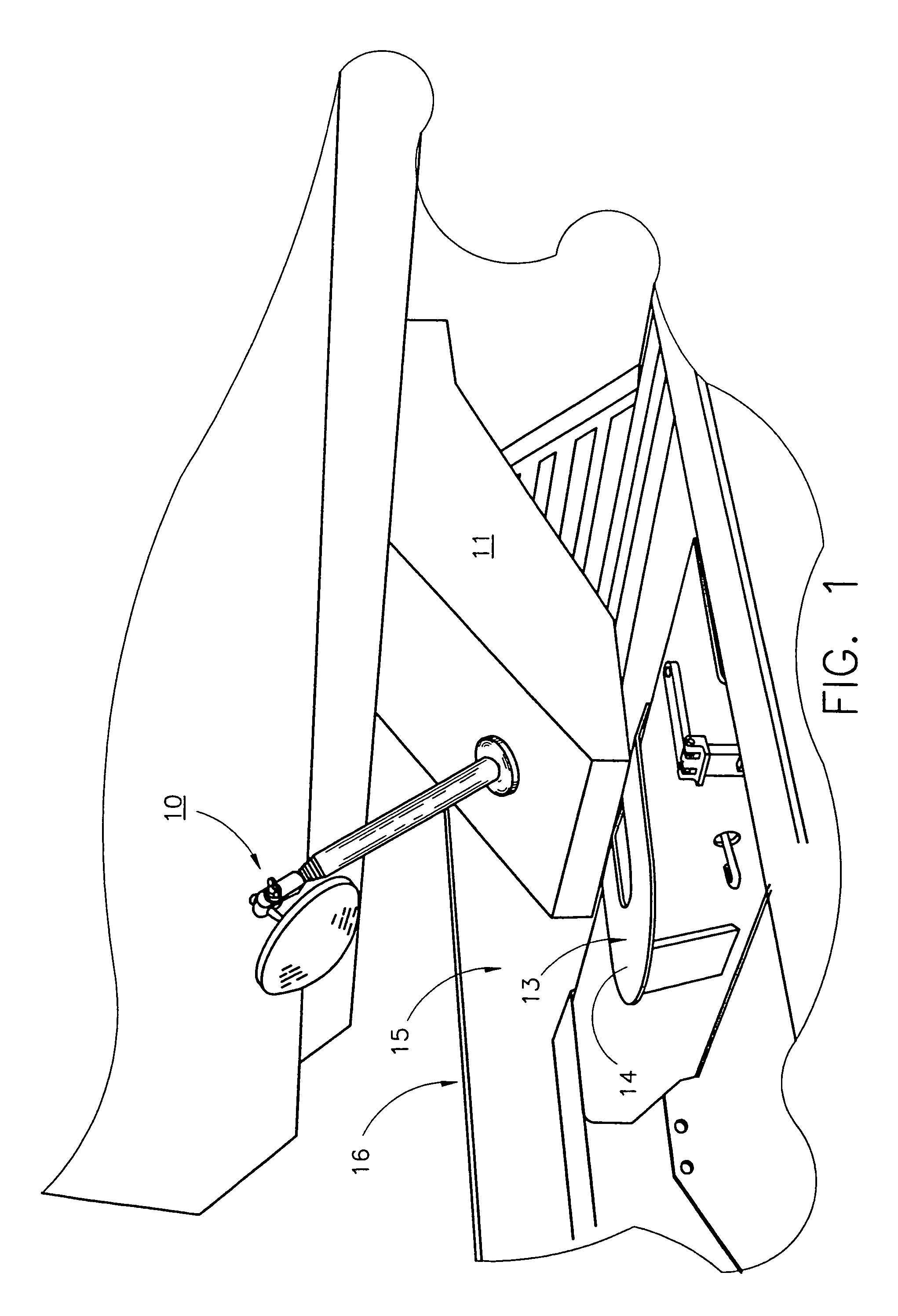 Hitch mirror assembly