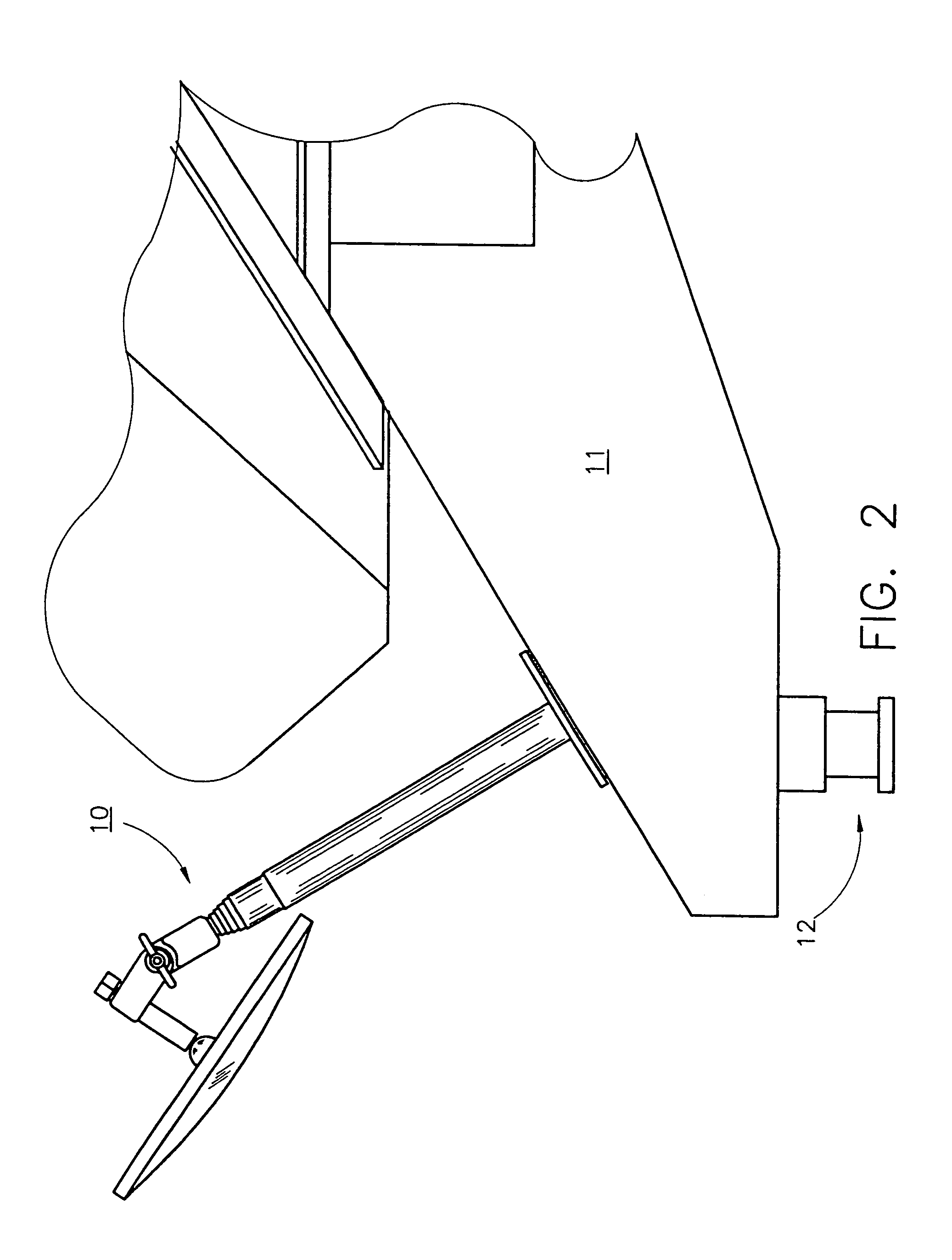 Hitch mirror assembly