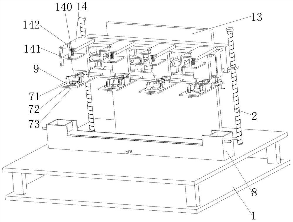 Manufacturing and machining machine and machining method for aluminum alloy burglary-resisting window