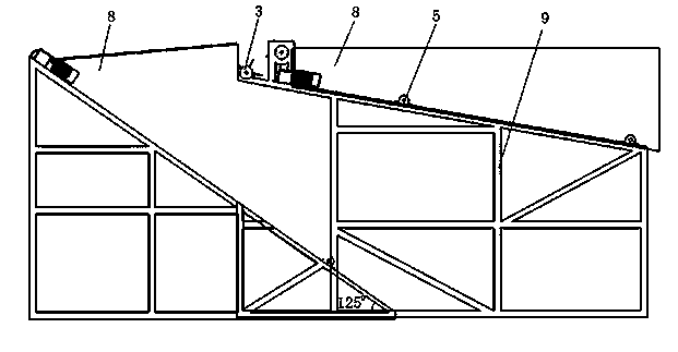 Biomass fuel impurity separating method and device