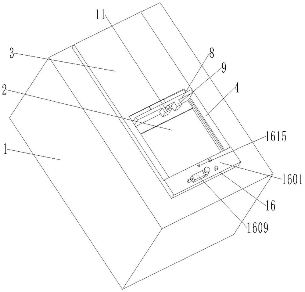 Touch display screen with window protection device