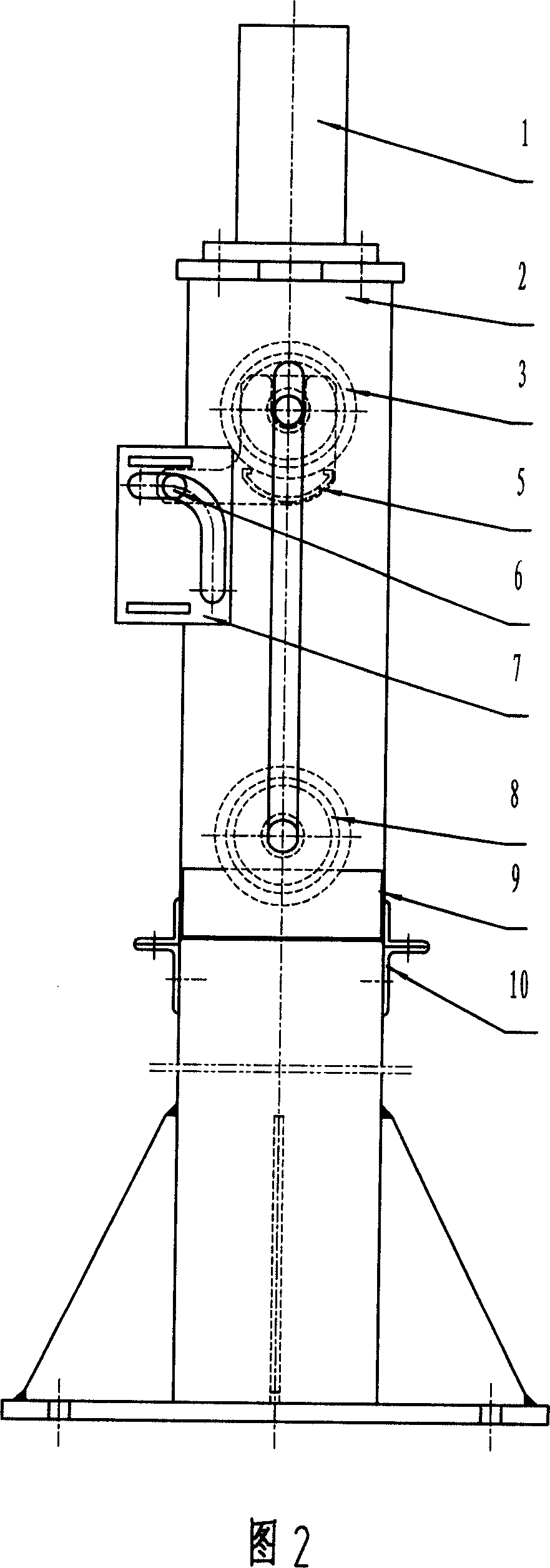 Silicon oil coating device of conveyor belt plate vulcanizer