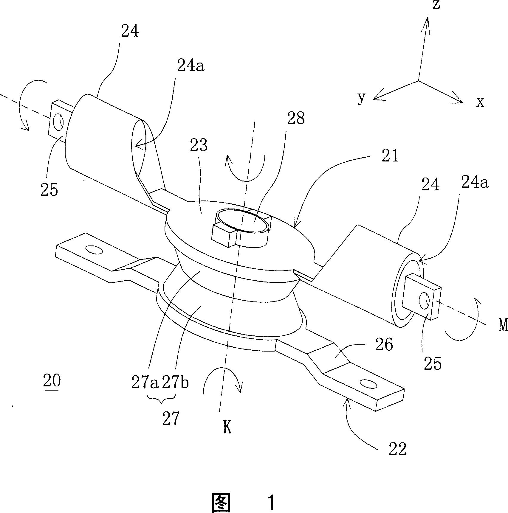 Dual-axis pivot mechanism and electronic device using same