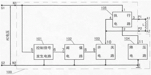 Efficient and energy-saving alternating current contactor