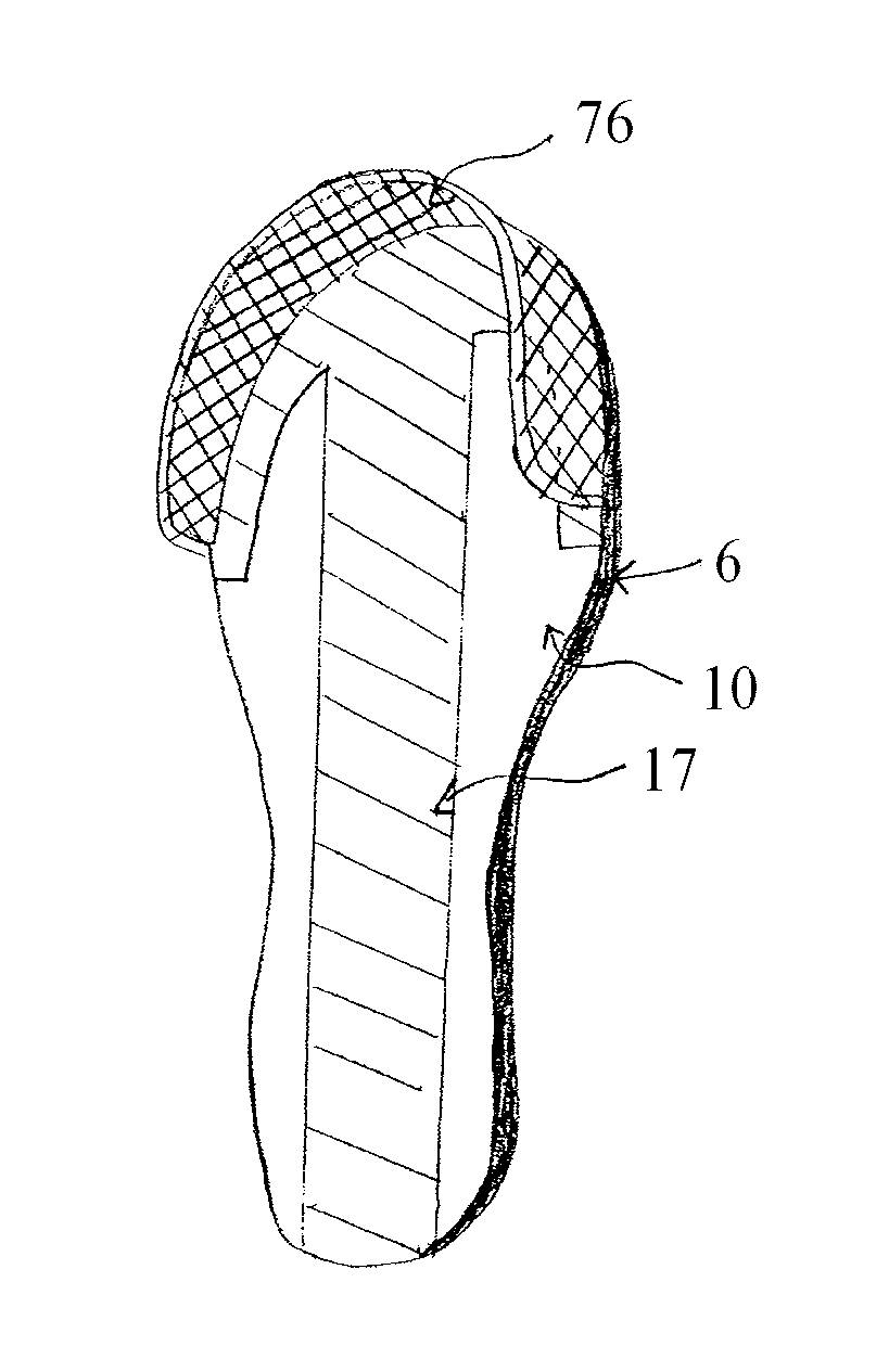 Soccer shoe component or insert made of one material and/or a composite and/or laminate of one or more materials for enhancing the performance of the soccer shoe