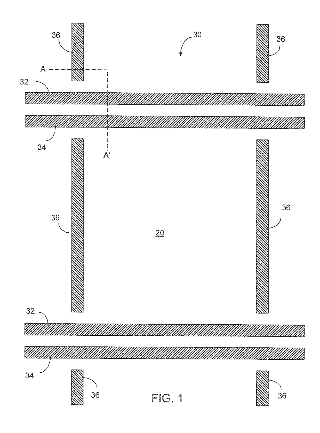 TFT array having conducting lines with low resistance