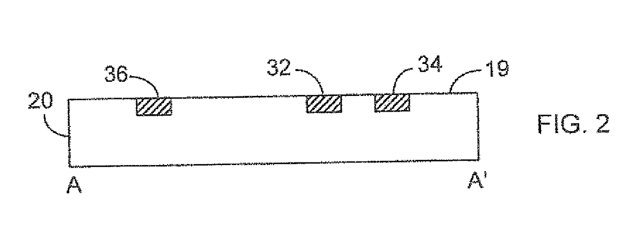 TFT array having conducting lines with low resistance