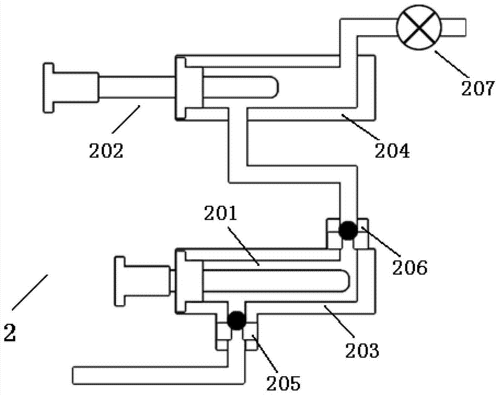 A high-performance liquid chromatograph capable of controlling the flow rate