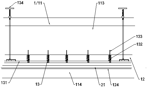 Sedimentation tank desilting device