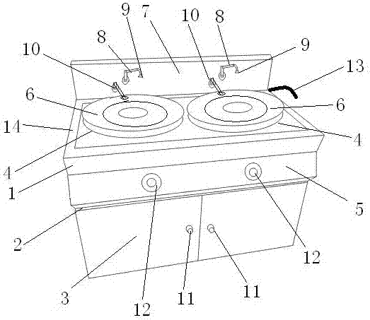 Double-rotary crab washing device