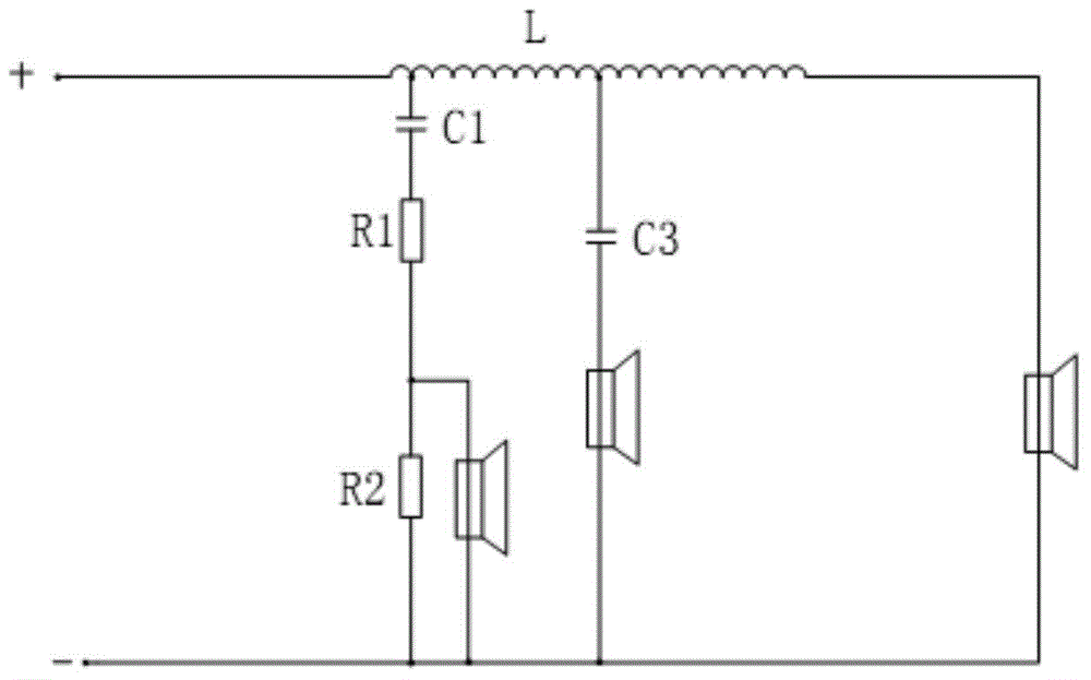 LC sound box frequency divider