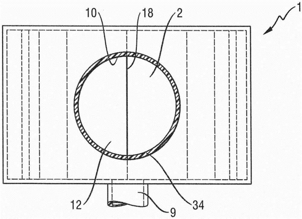 Radiator tank for a motor vehicle