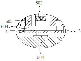 Nested type chain wheel production equipment