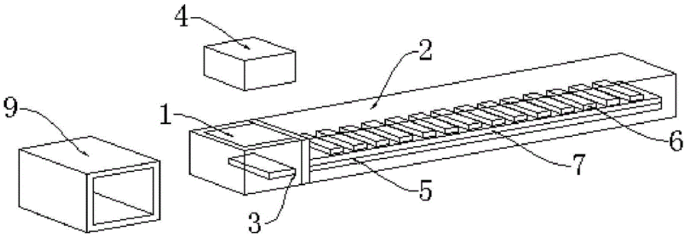 Multi-item urine test paper box