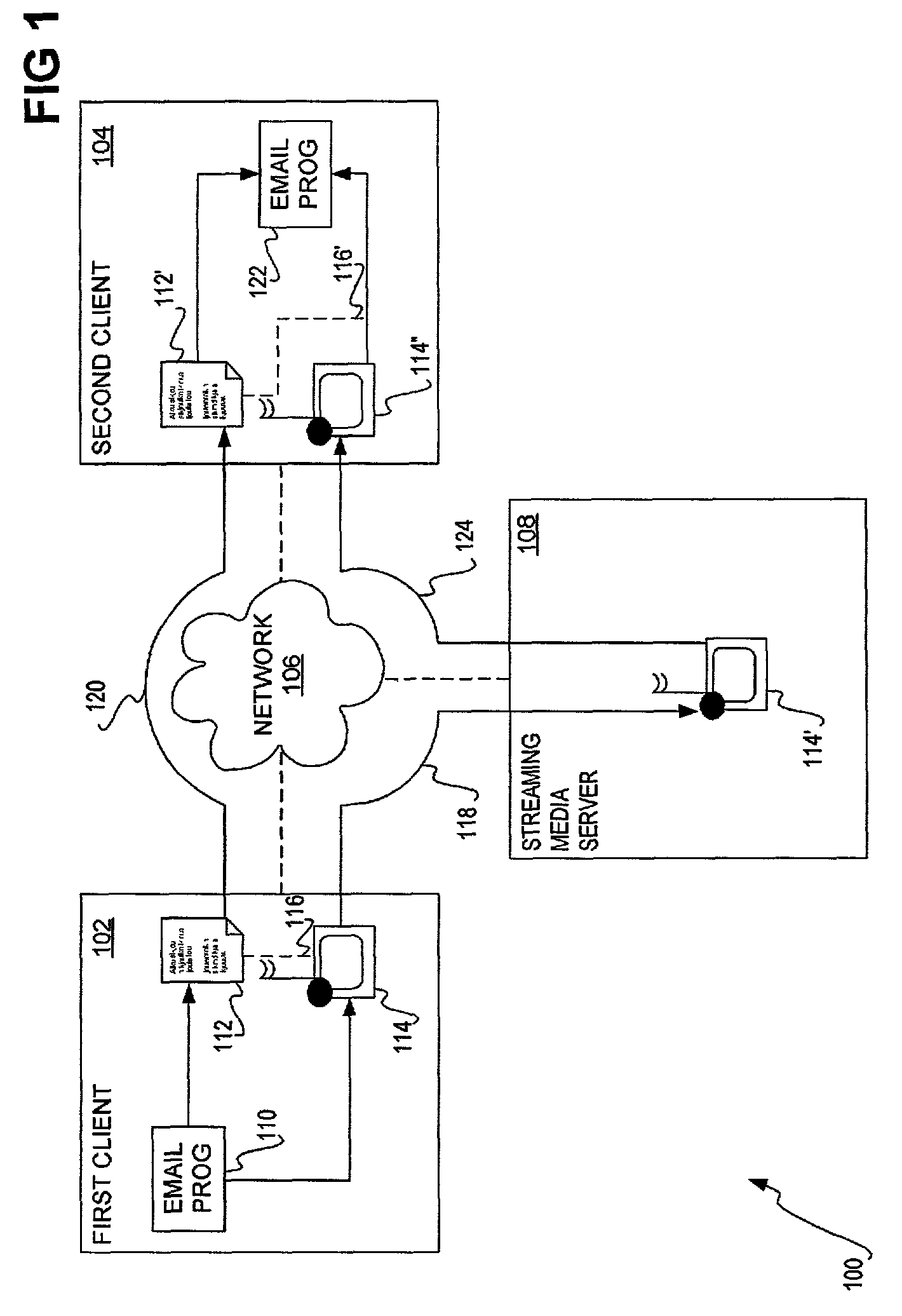 Email messaging program with built-in video and/or audio media recording and/or playback capabilities