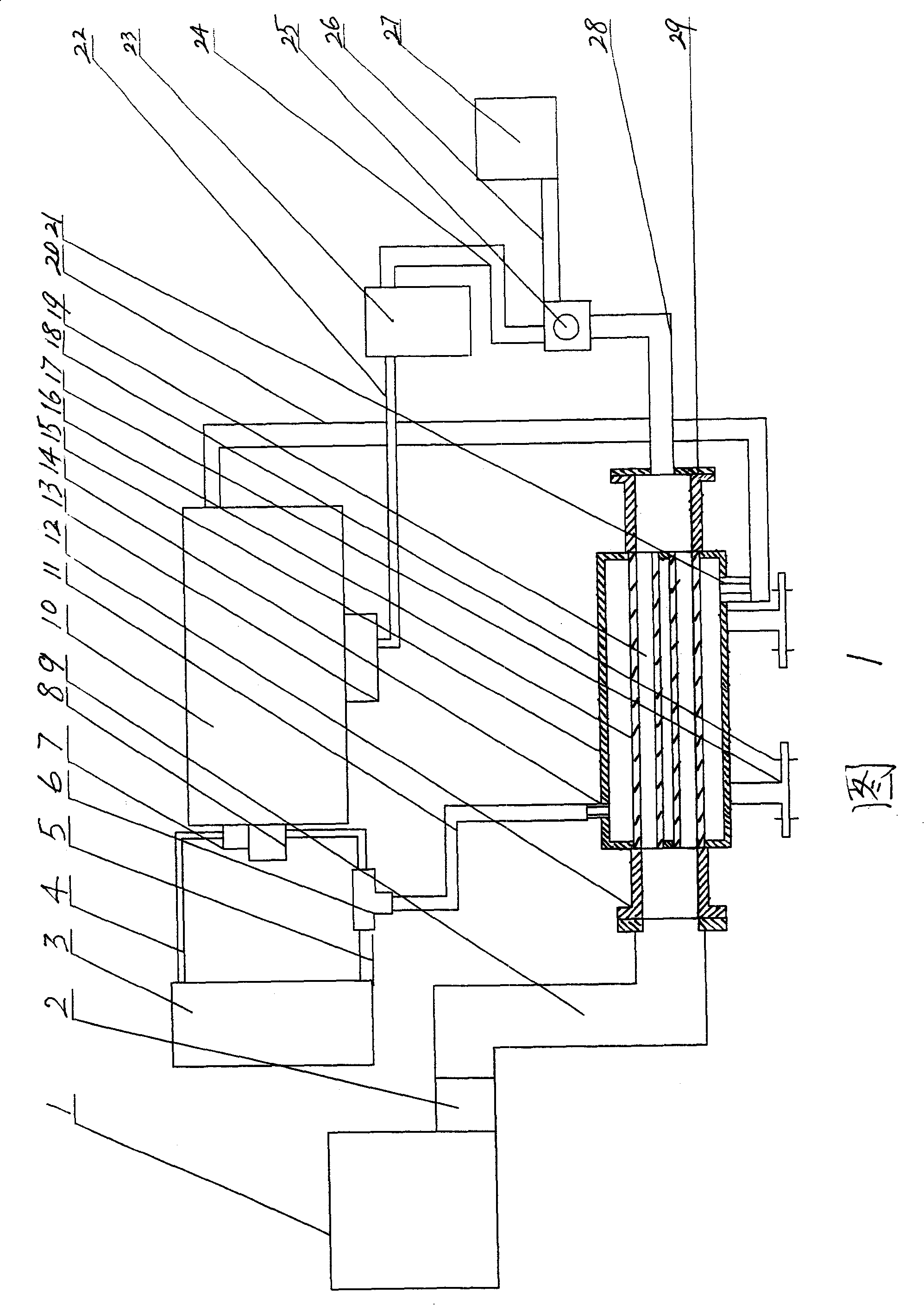 Diesel oil thawing device