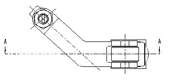 Special-shaped swing arm