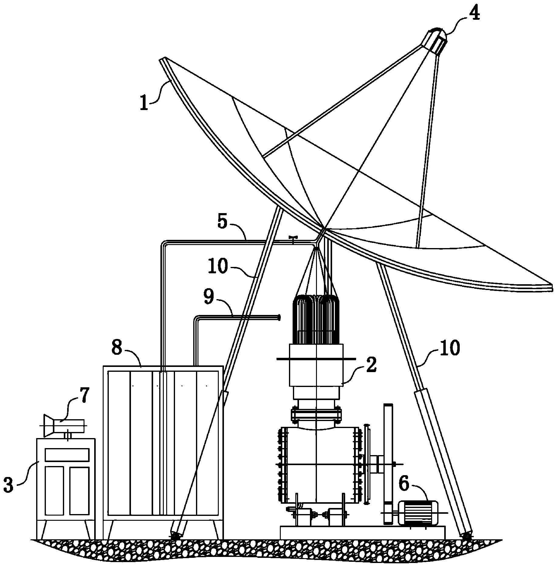 Solar power generating system