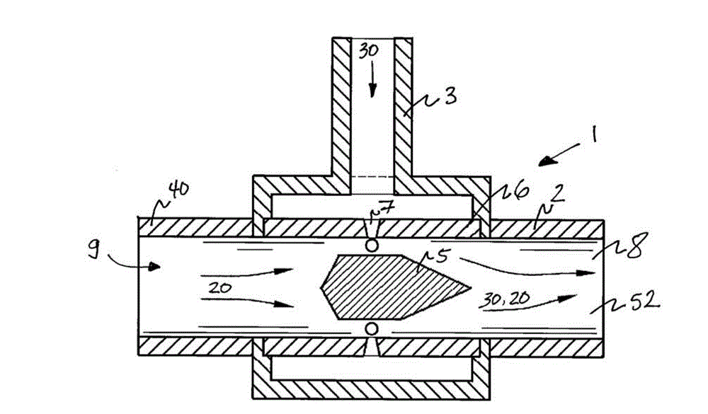 Reactive static mixer