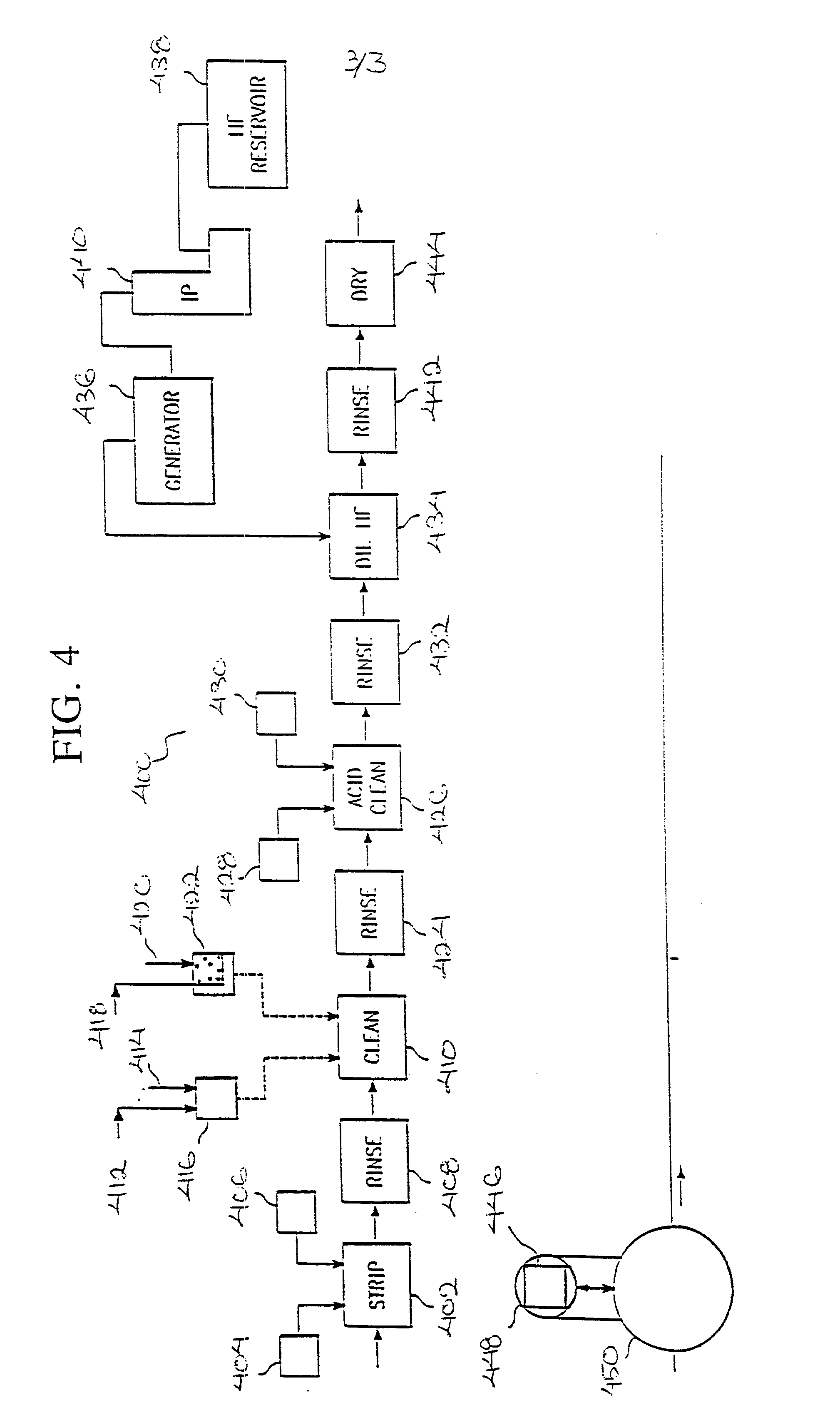 On-site generation of ultra-high-purity buffered-hf and ammonium fluoride