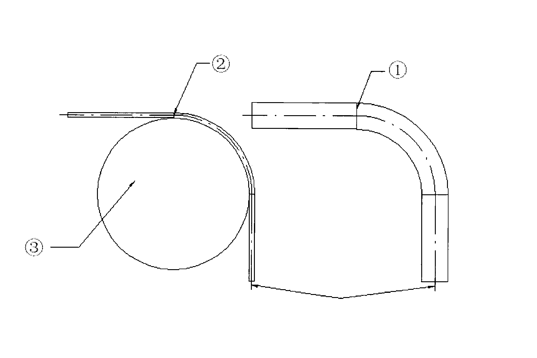 Method for taking and manufacturing guide tube real samples