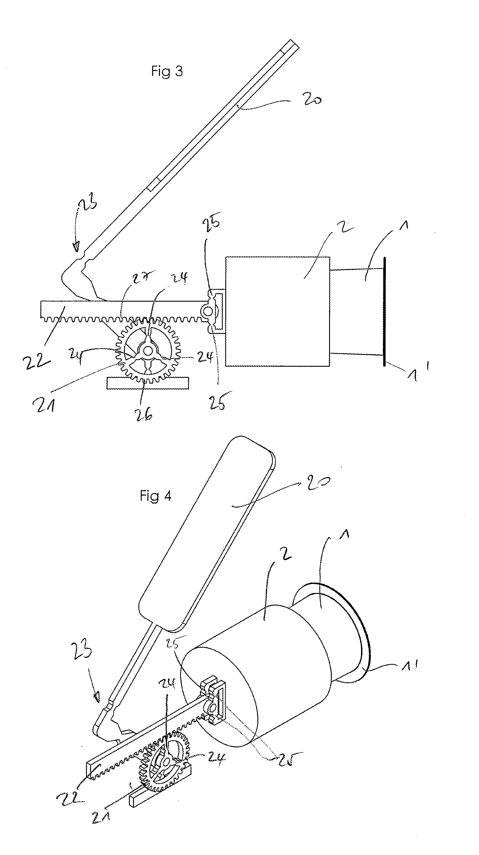 Capsule holder for preparing a beverage