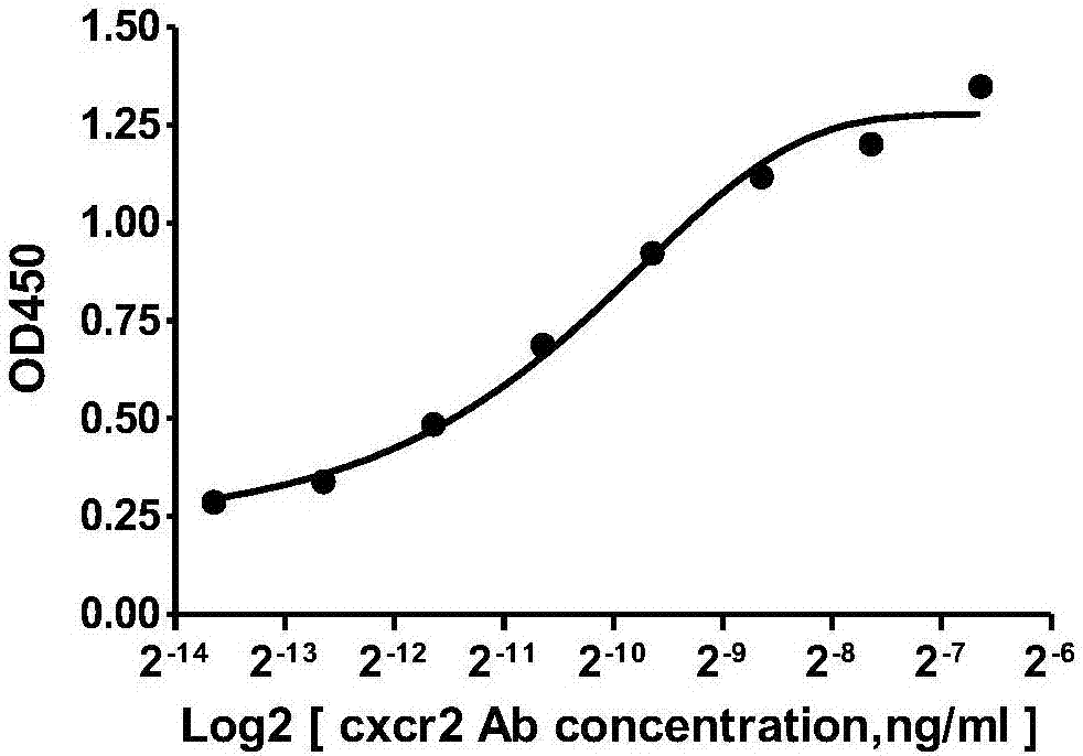 Human-mouse chimeric anti-CXCR2 full-molecule IgG and application thereof