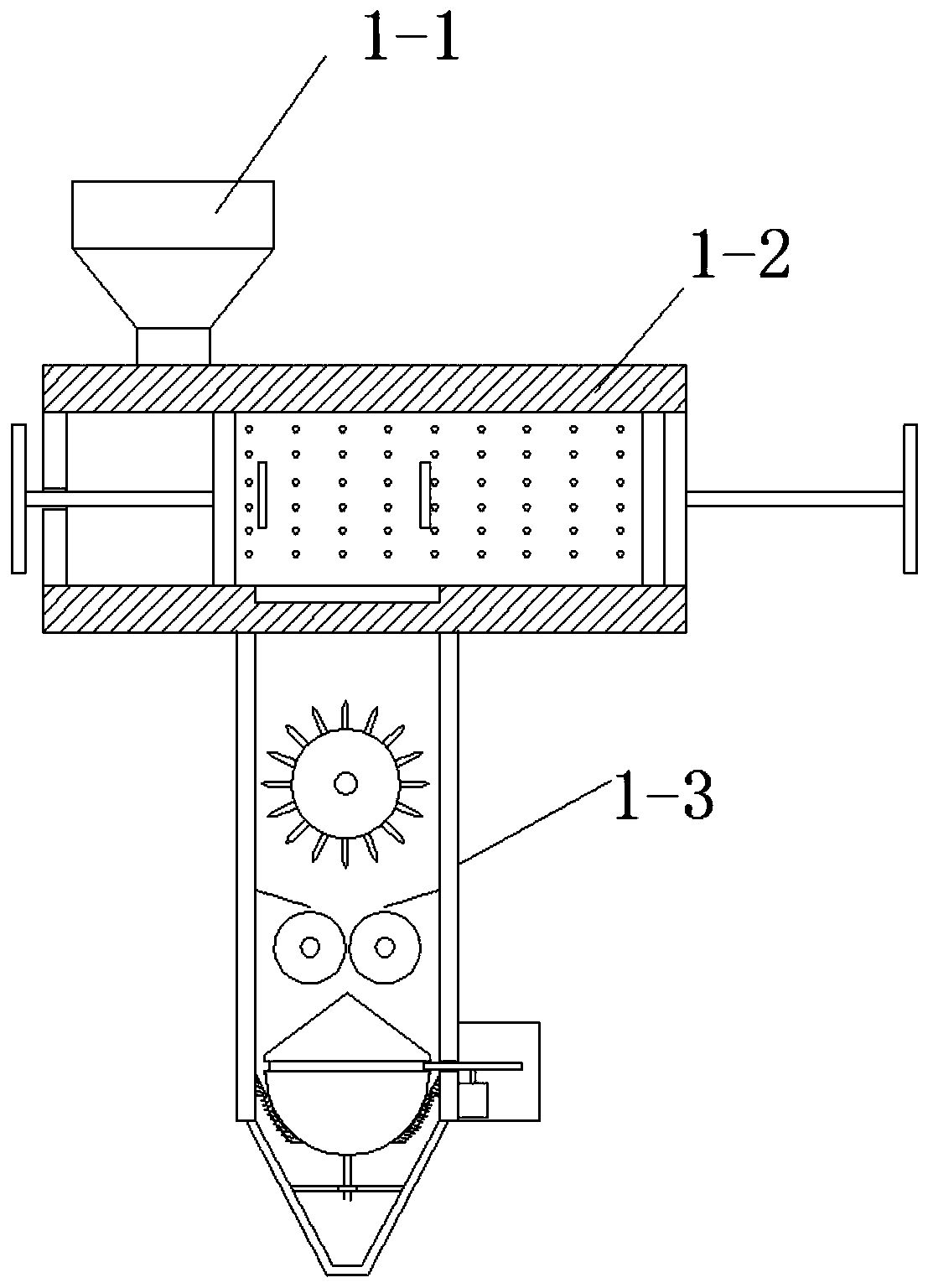 Preparing device of cannabidiol