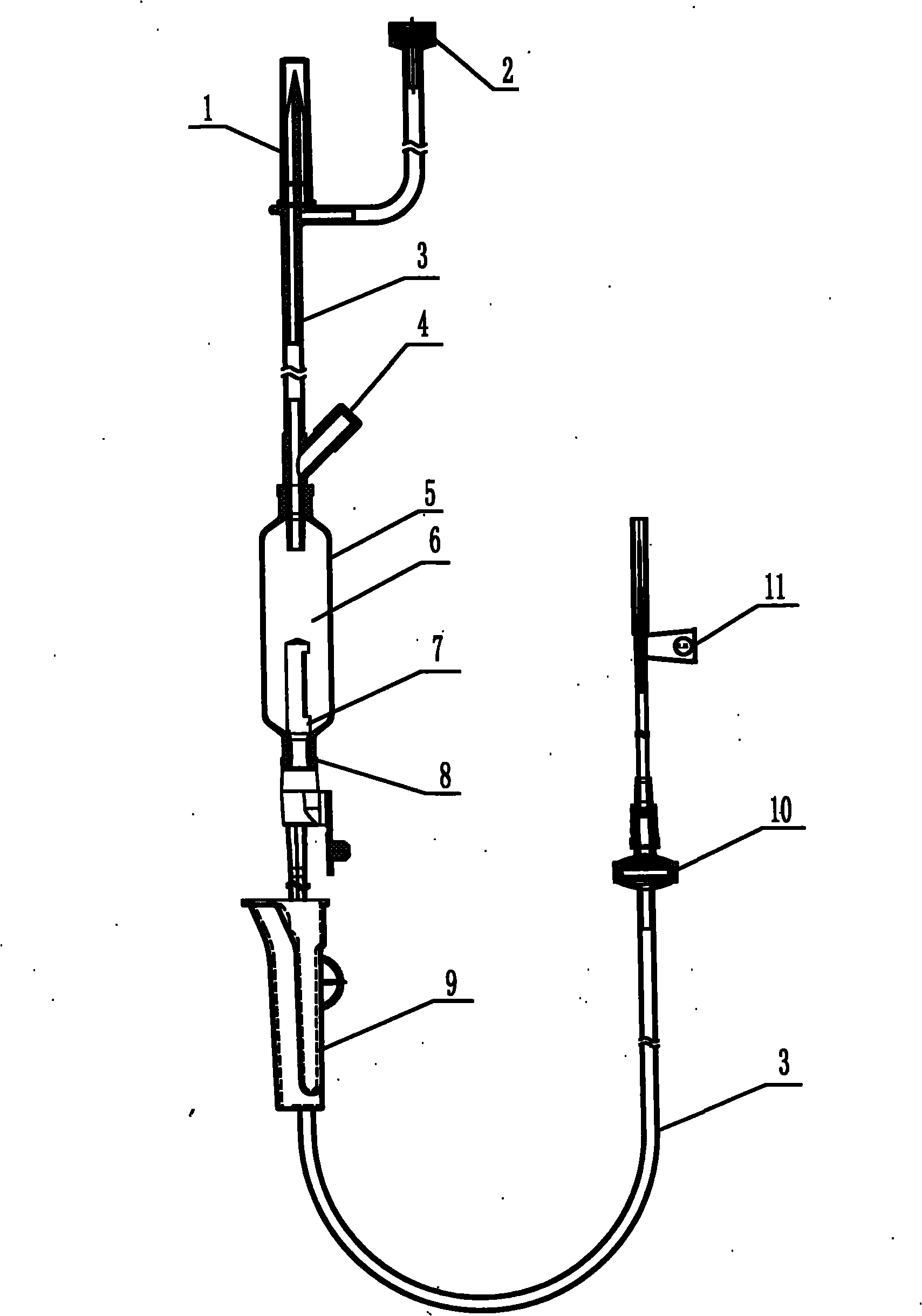 Bubble-free transfusion system