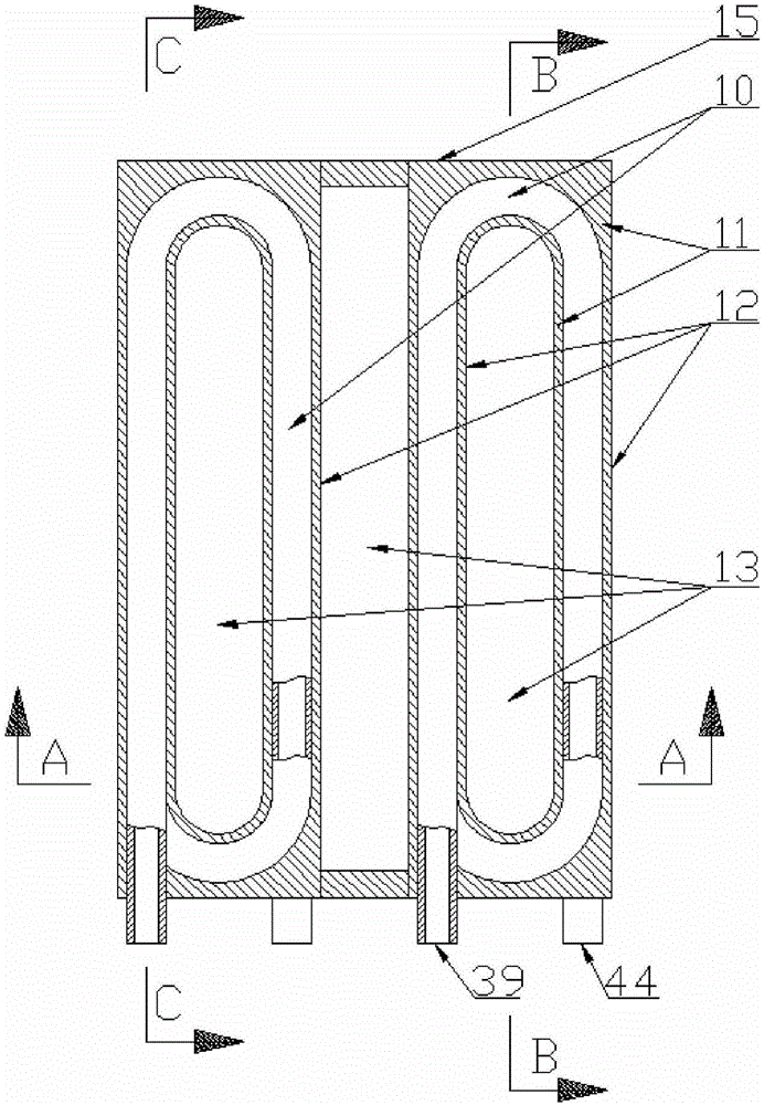 Melting slag waste heat recovery system