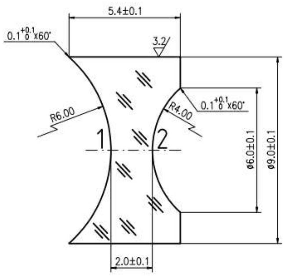 Method for designing large-field-of-view laser alarm lens