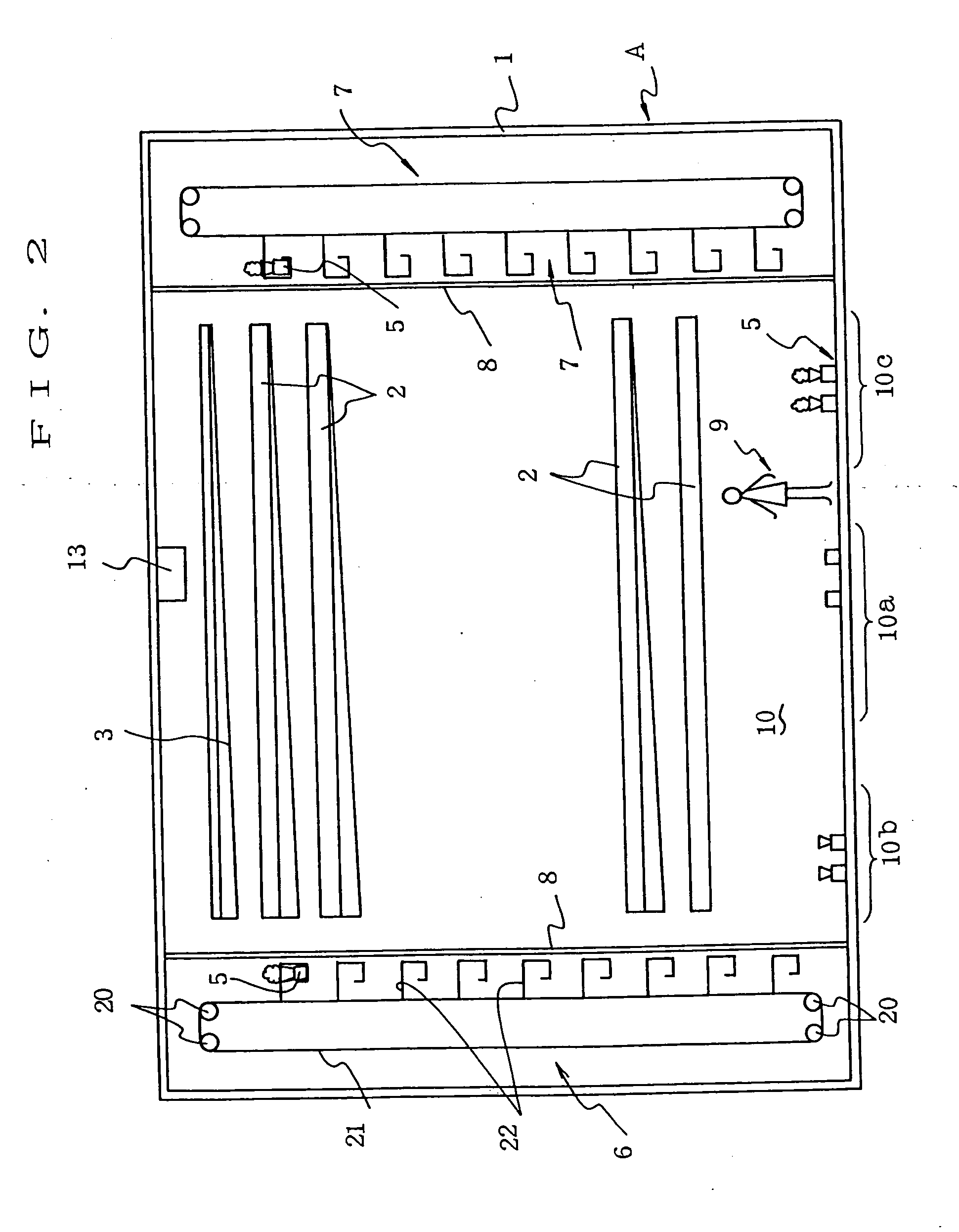 Method of producing plants, plant cultivating device, and light-emitting panel