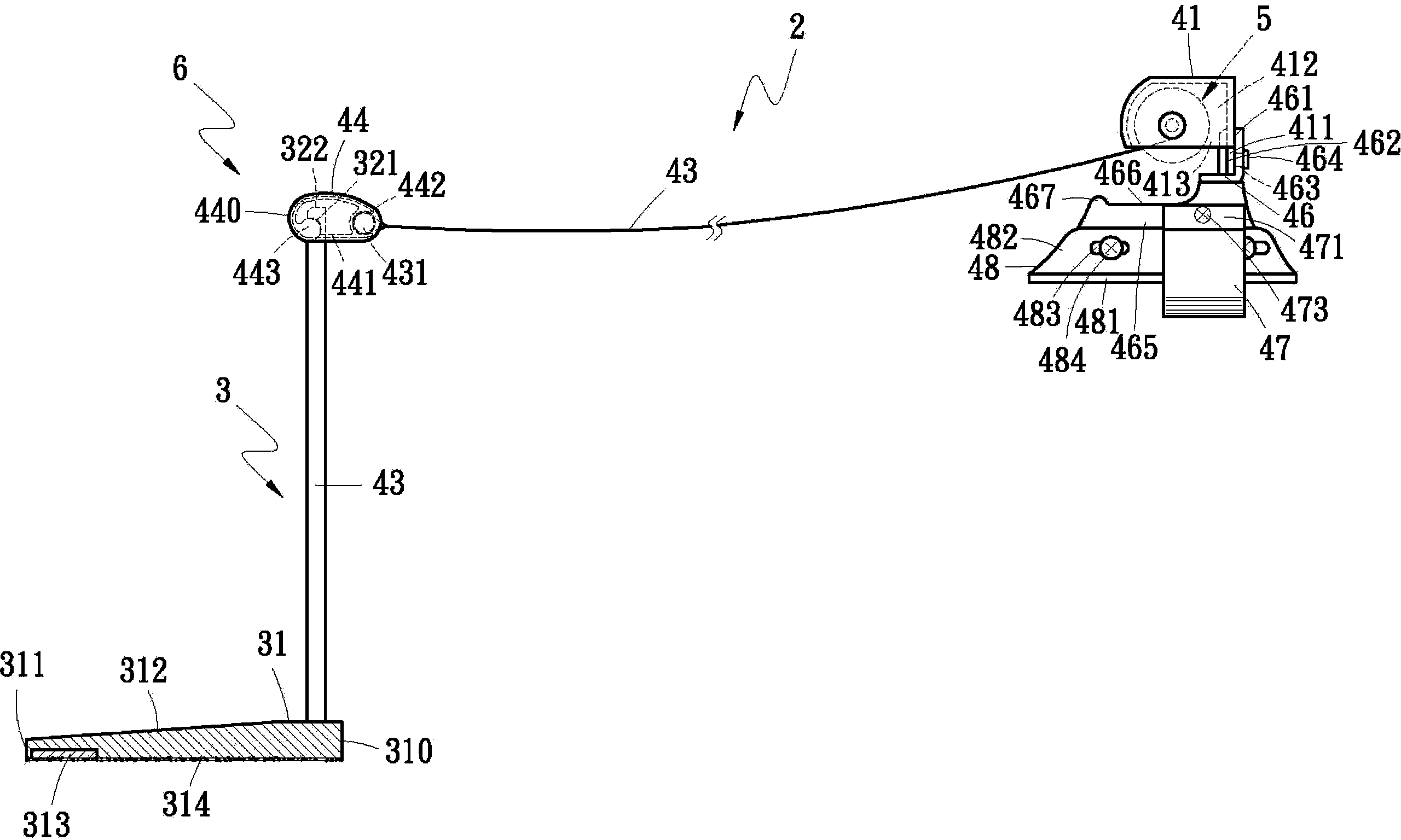 Sunshade device of automobile