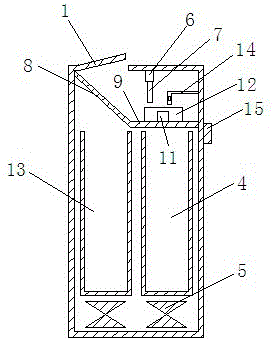 Intelligent garbage classifying and sorting device