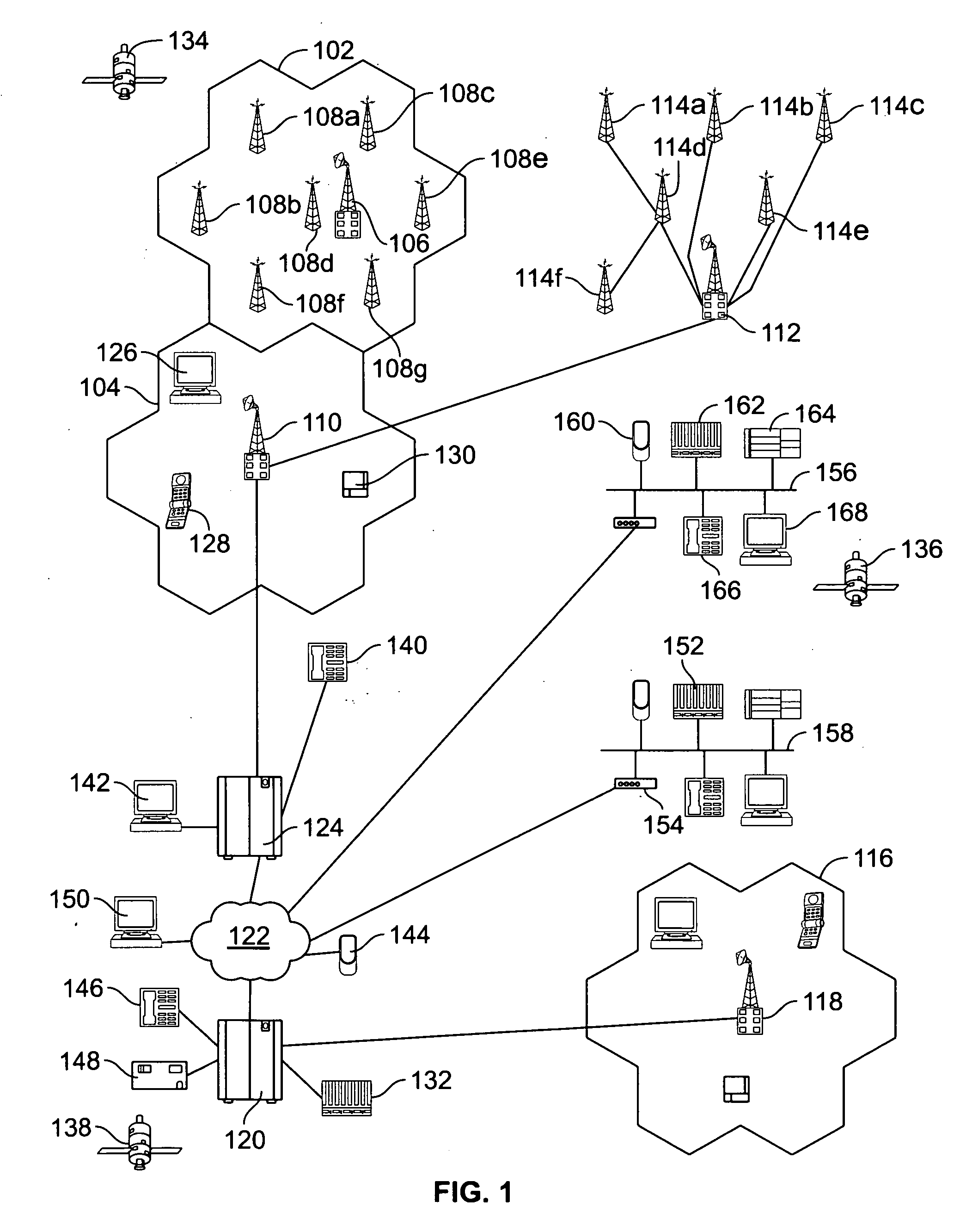 Mobile data processing system moving interest radius