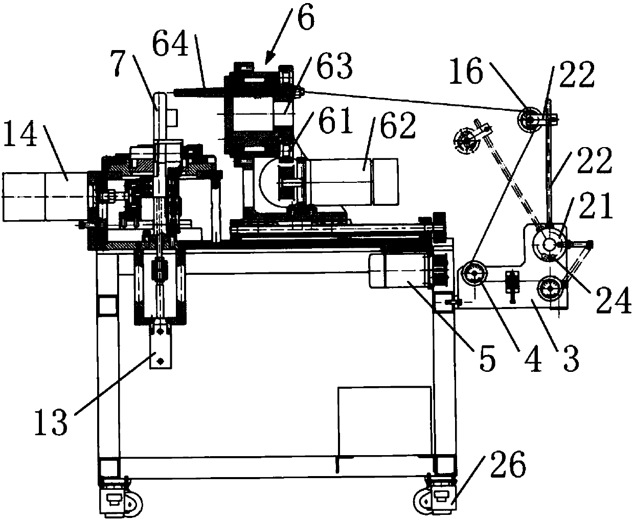 Power generator stator coil automatic winding and embedding machine and winding and embedding method for vehicle