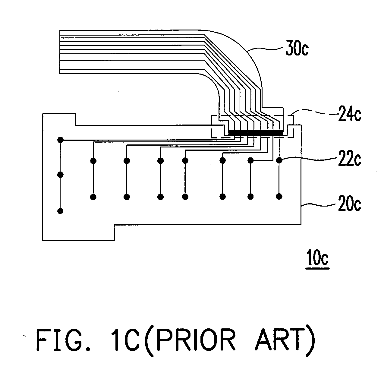 Thin film switch with changeable outlet joint