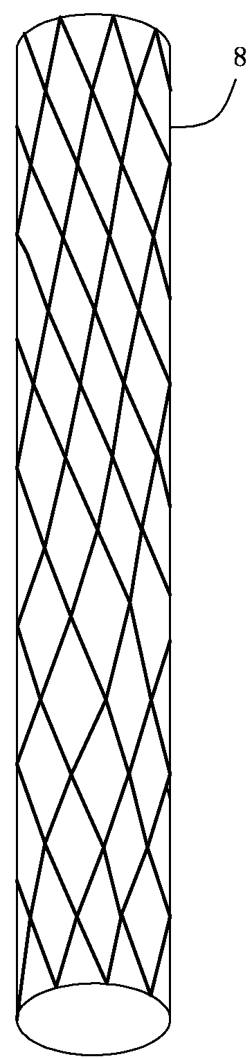 Schlemm tube expansion bracket and combined body thereof