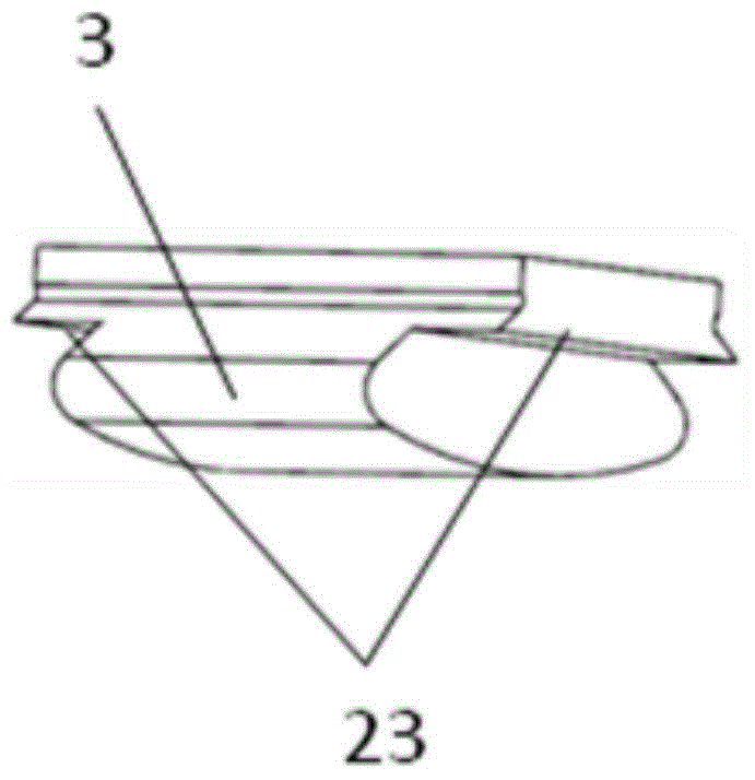 Combined blade root