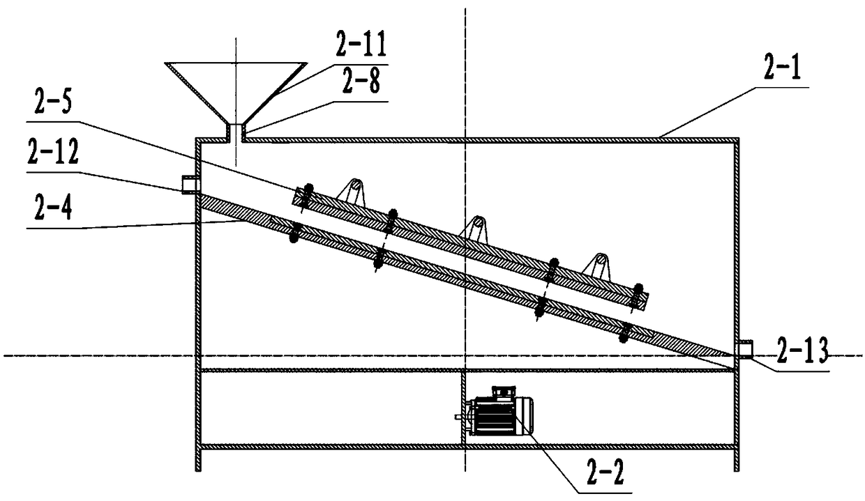 Reciprocating type hard seed dormancy breaking production system