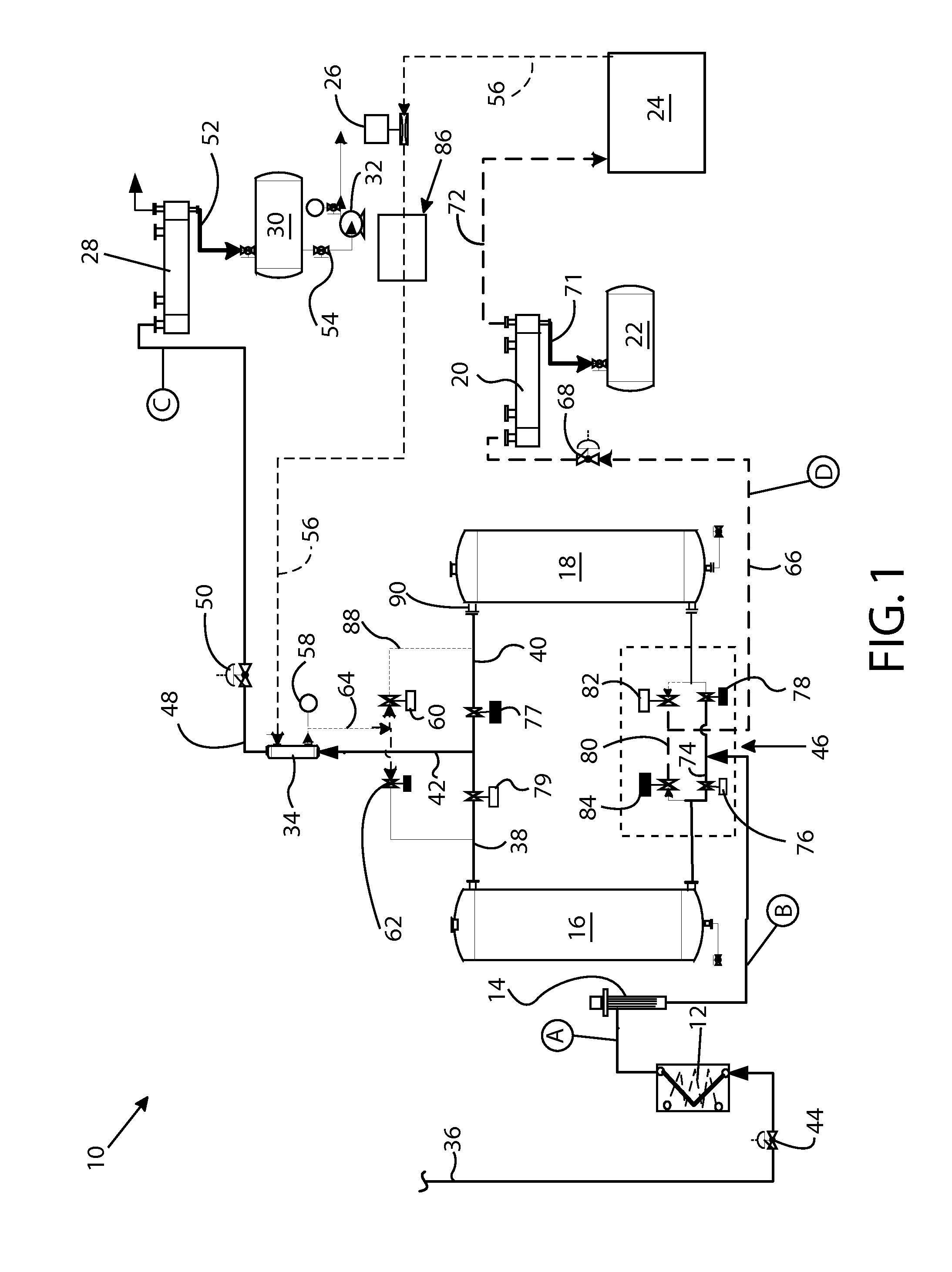 Pressure and vacuum swing adsorption separation processes