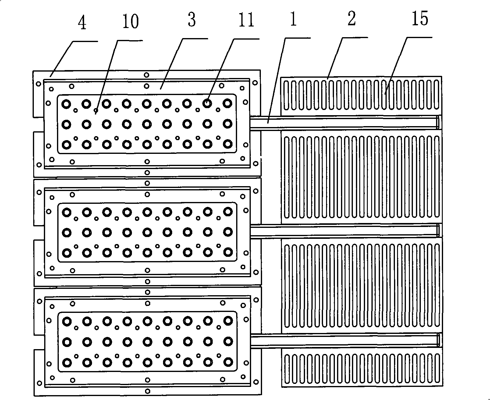 Heat pipe radiator and high-power LED road lamp