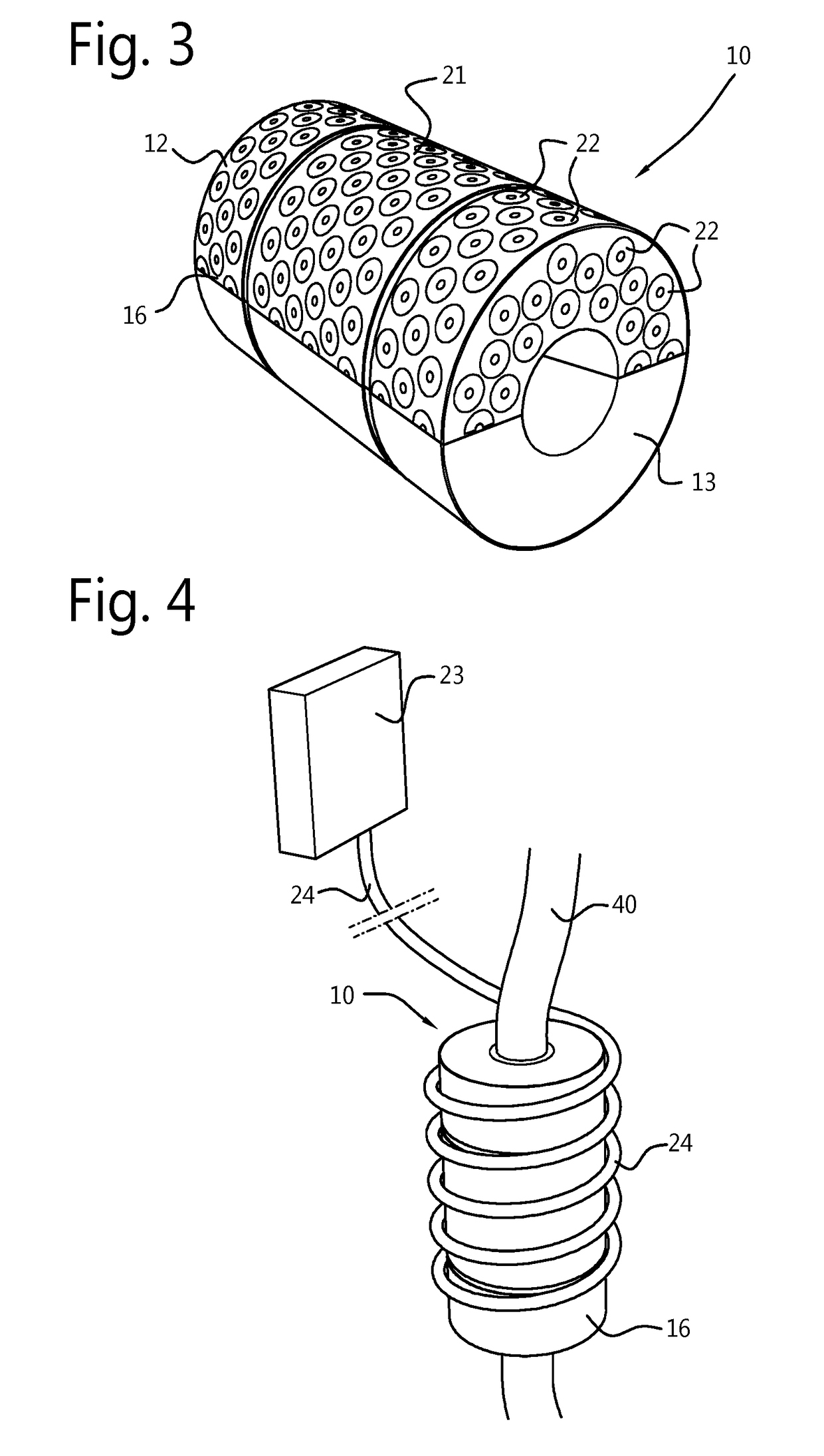 Assembly of a buoyancy module and an Anti-fouling system